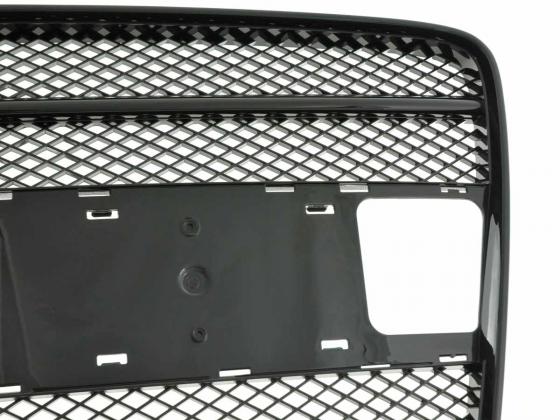 Sportgrill mit Positionslichthalter Frontgrill passend für Audi Q7 Typ 4L 05-09 schwarz Sportgrill mit Positionslichthalter Frontgrill passend für Audi Q7 Typ 4L 05-09 schwarz